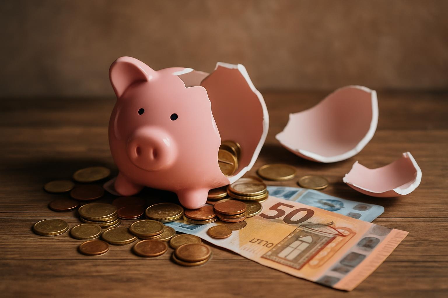 El dinero simbolizando el inicio de un cambio financiero.