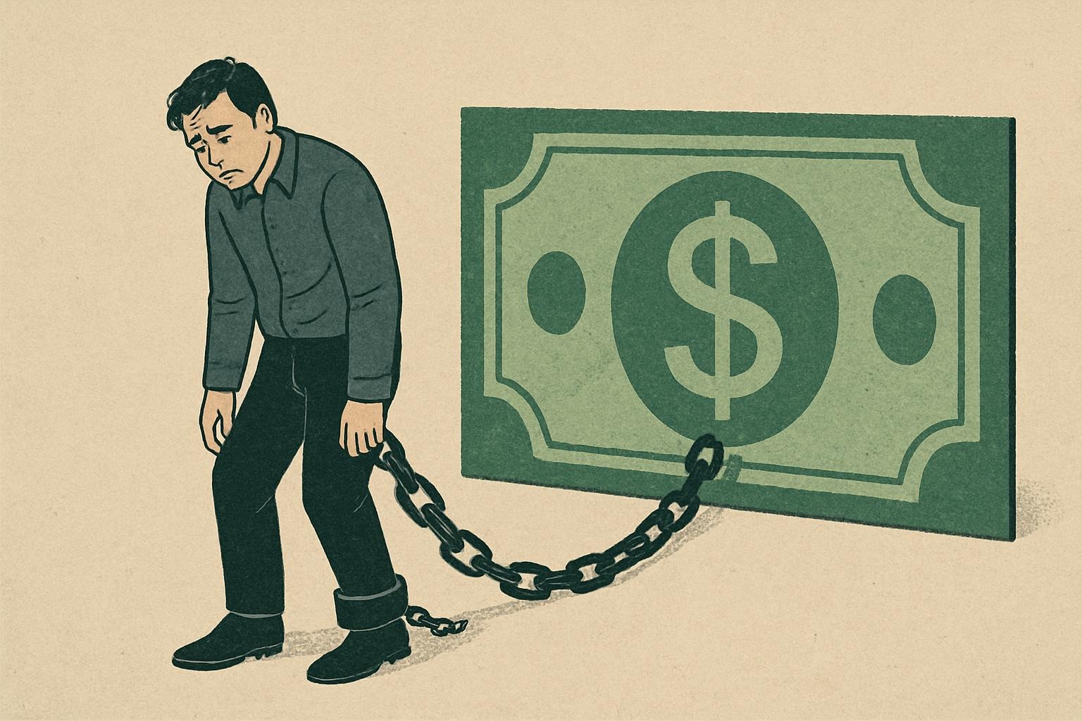 Relación tóxica con el dinero.