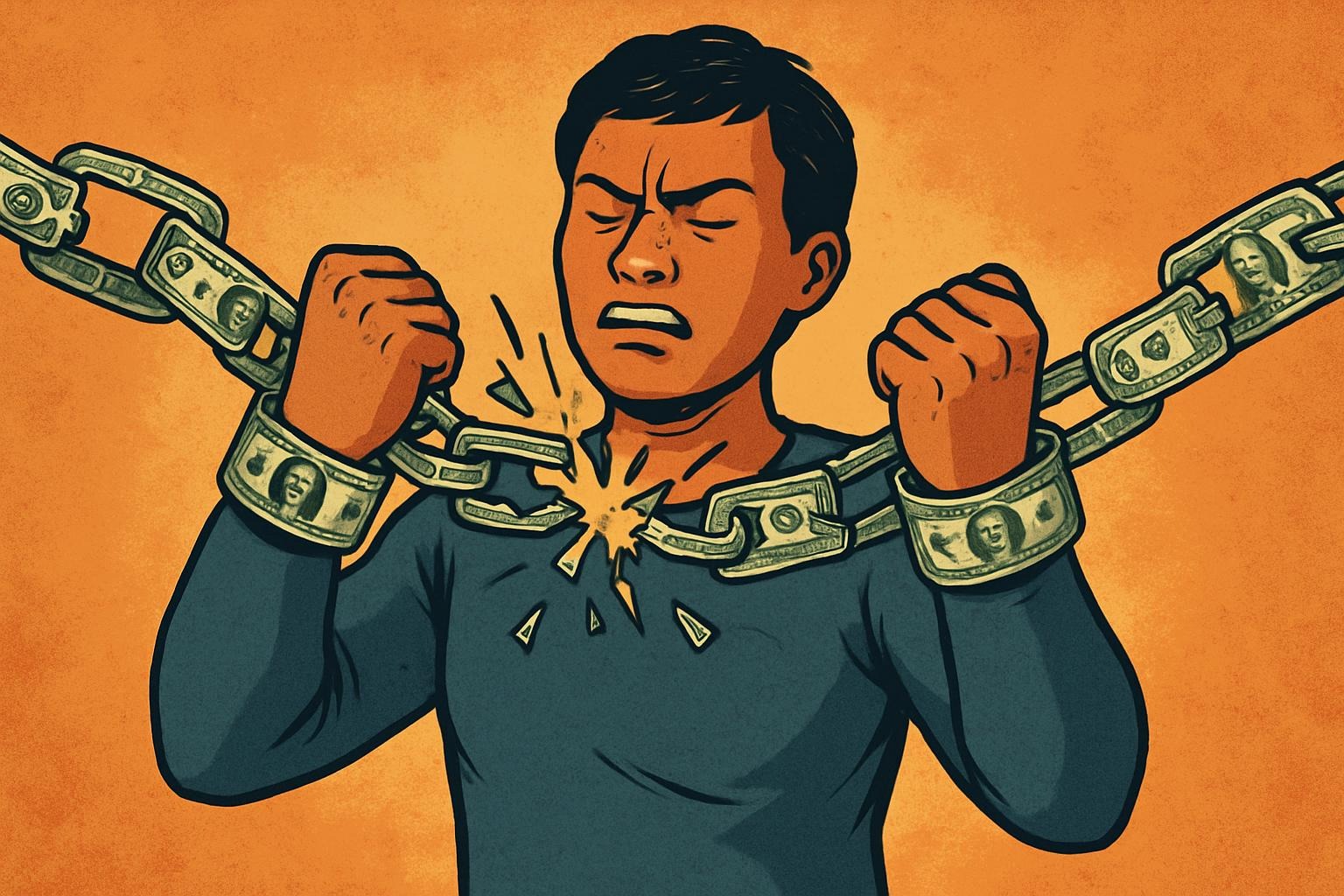 Relación tóxica con el dinero.