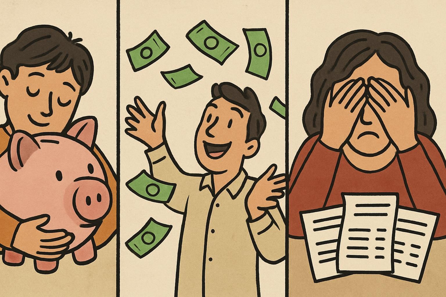 Relación tóxica con el dinero.
